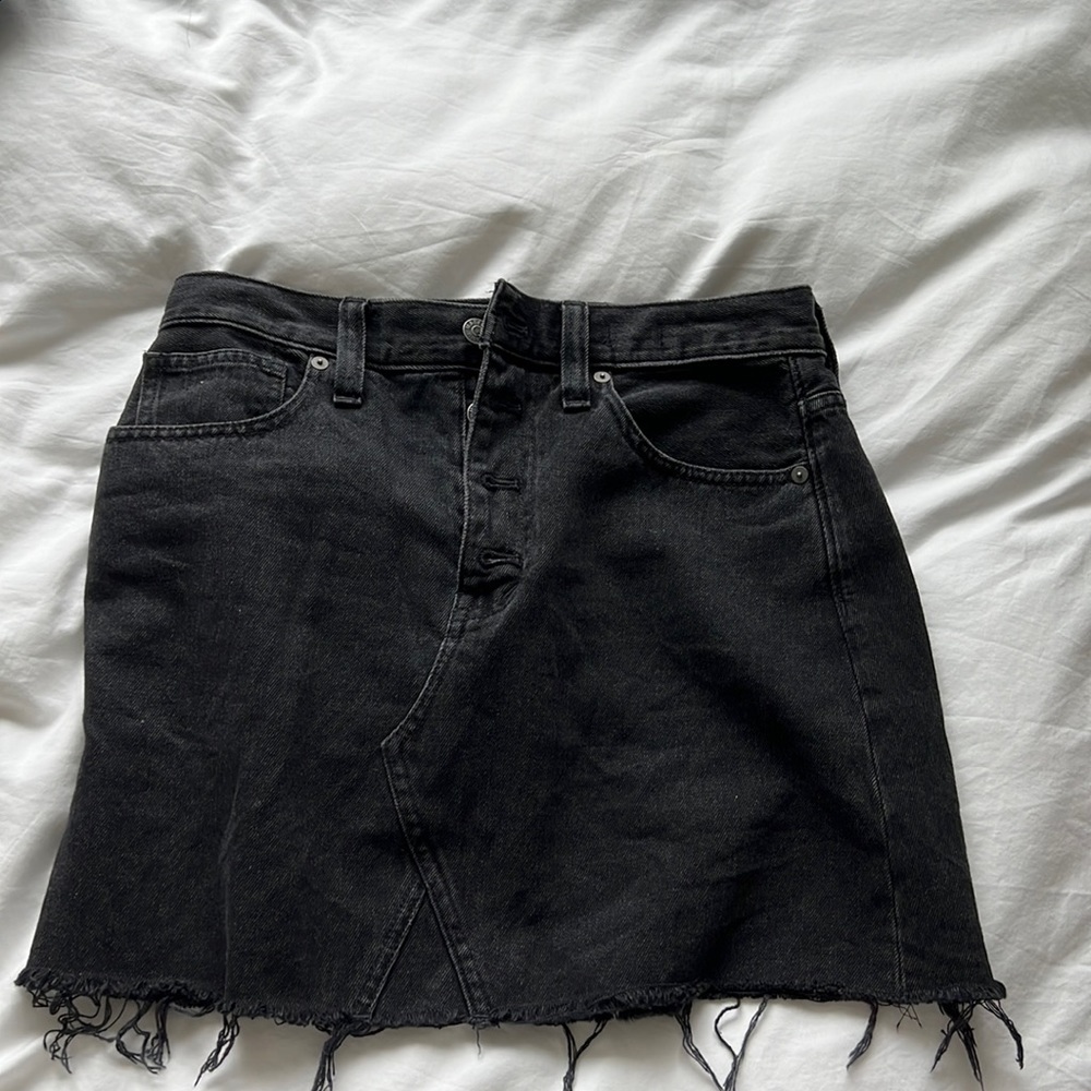 Madewell a-line denim miniskirt size 27